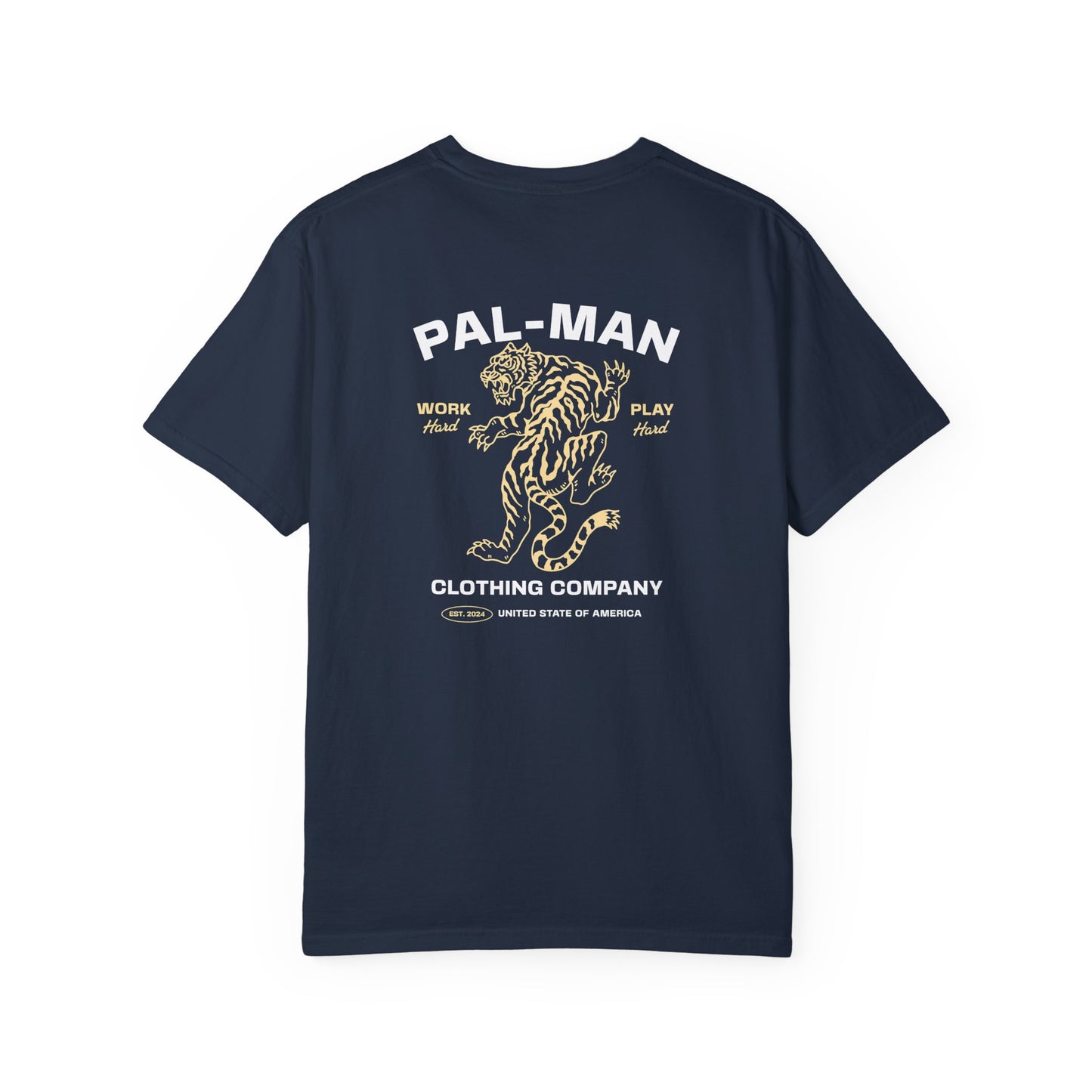 PAL-Man WORK HARD HEAVY WEIGHT T-SHIRT