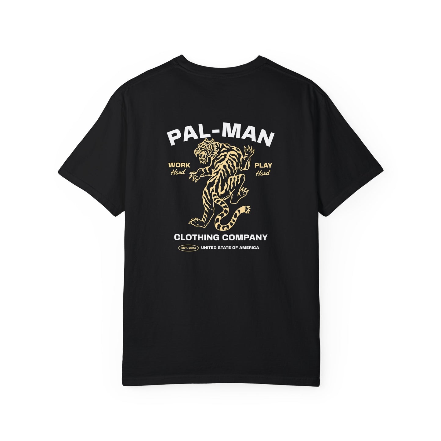 PAL-Man WORK HARD HEAVY WEIGHT T-SHIRT