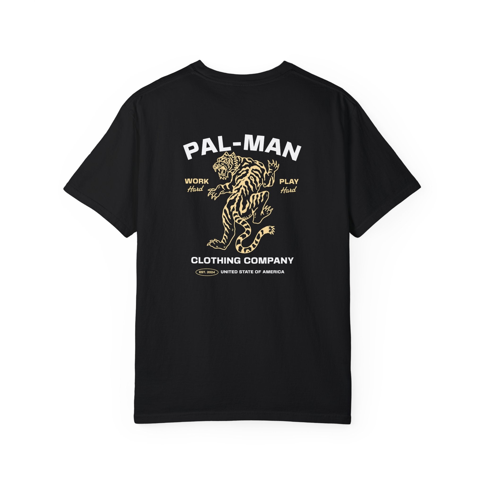 PAL-Man WORK HARD HEAVY WEIGHT T-SHIRT