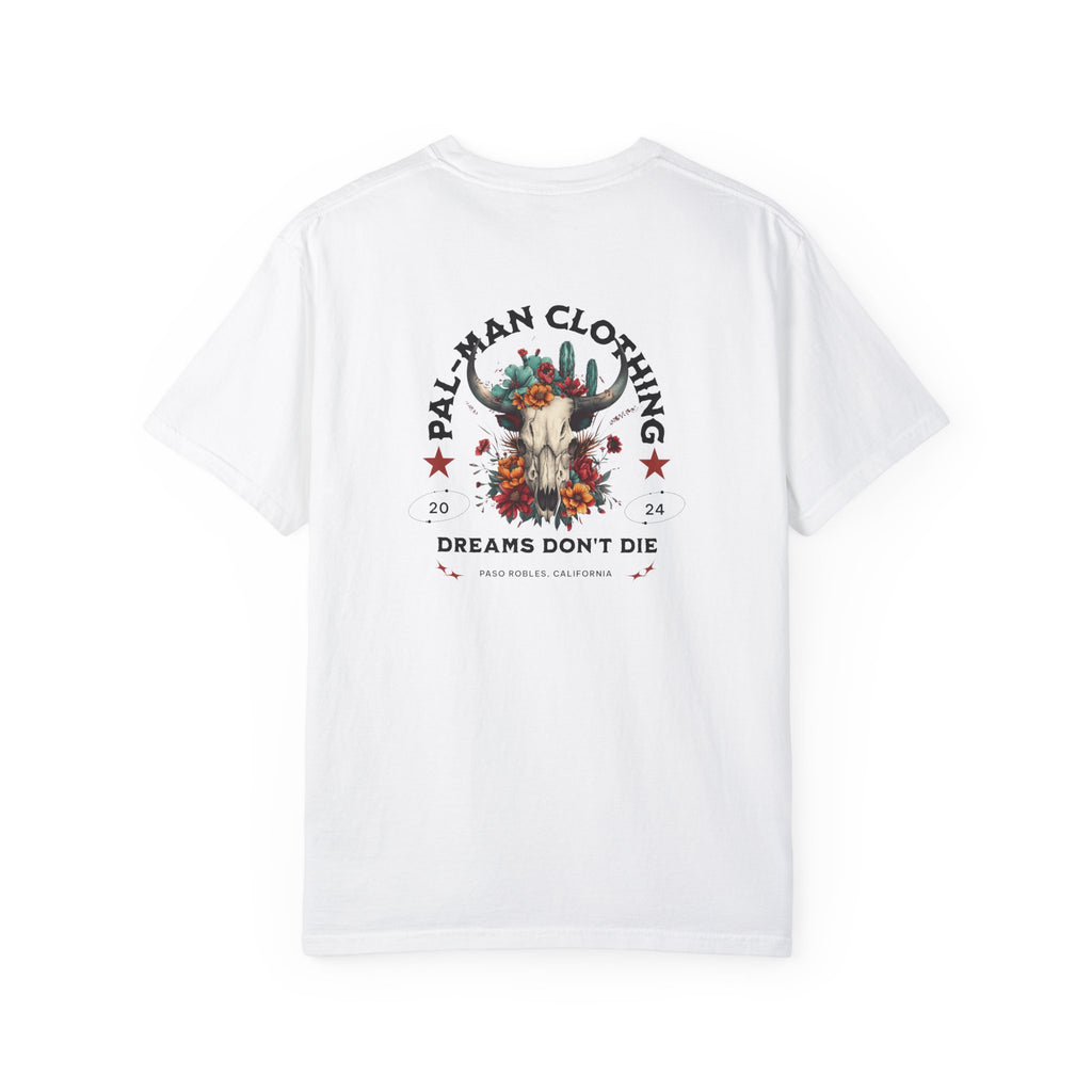 PAL-Man DREAMS DON'T DIE HEAVY WEIGHT T-SHIRT