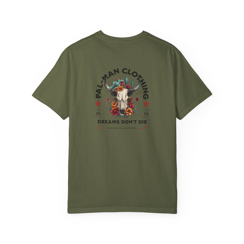 PAL-Man DREAMS DON'T DIE HEAVY WEIGHT T-SHIRT