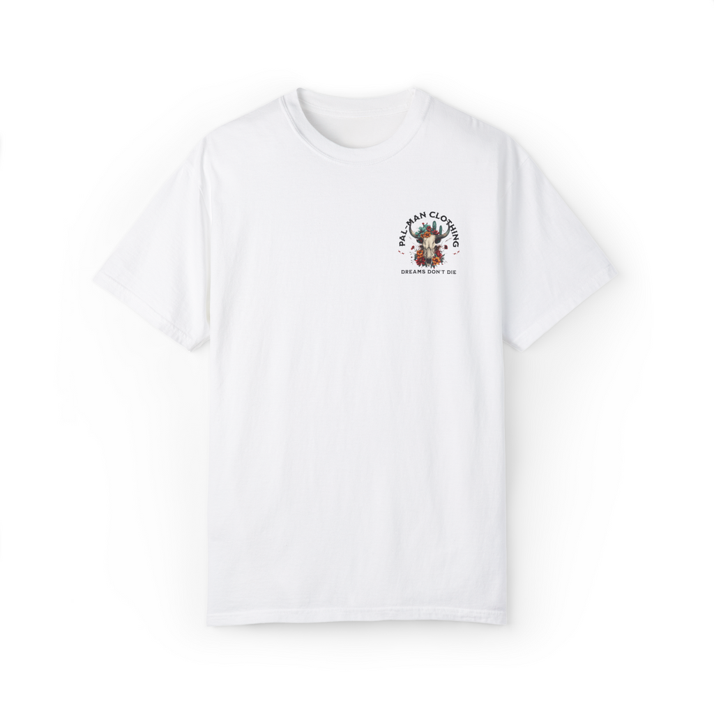 PAL-Man DREAMS DON'T DIE HEAVY WEIGHT T-SHIRT